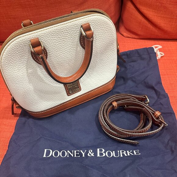 Dooney & Bourke Bitsy Pebble Grain Zip Zip Satchel - Picture 1 of 5